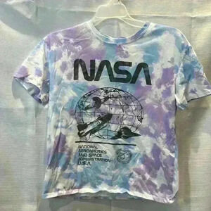 NASA girls t-shirt, tie-dye, size L 10-12